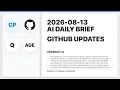 GitHub AI Daily Brief 2026-08-13