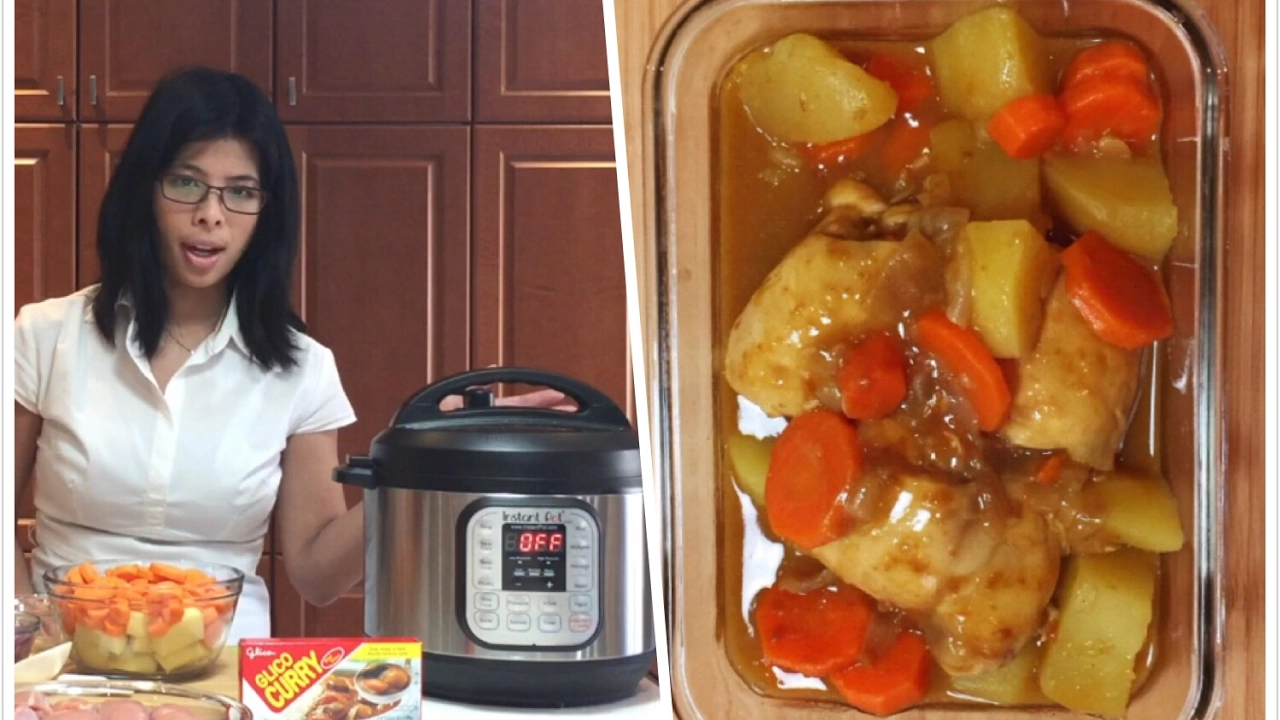 Easy, Fast and Delicious Japanese Curry Chicken Recipe using Instant Pot - Instant Pot Curry Chicken