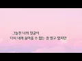 나의 외로움이 널 부를 때[가사] 5회연속듣기-장필순