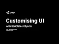 Customising UI With Scriptable Objects - Menu Shortcuts Additional Styling