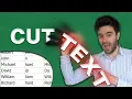Remove First Last Characters From Text in Excel