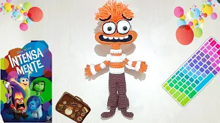 🤯 ANSIEDAD DE INTENSAMENTE AMIGURUMI  / TUTORIAL PASO A PASO  ( PRIMERA PARTE  ) 🤯
