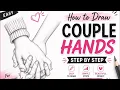 Cute Couple Hand Drawing Easy Drawing Tutorial
