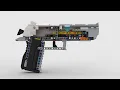 LEGO blowback desert eagle mechanism