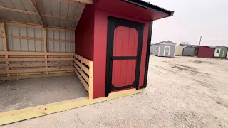 10x26 Loafing Shed TriWood Buildings