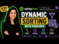 Spring Boot Tutorial Dynamic Sorting with Pageable Ascending Descending Sorting