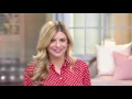Susan Graver Printed Sheer Chiffon Button Front Sleeve Blouse on QVC