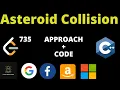 Asteroid Collision LeetCode Leetcode 735 Leetcode october challenge