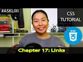 Chapter 17 CSS Tutorial - Links