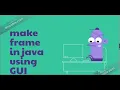 How to create base frame on GUI application on java using AWT package