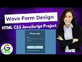 HTML CSS JavaScript Project Wave Form design Guri Web Developer Practice Project 2024