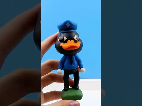 I Made Officer Duckman — Animal Hospital Roblox with Clay #clay #roblox