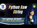 Python Raw String CodersIndia By Rohit Tyagi