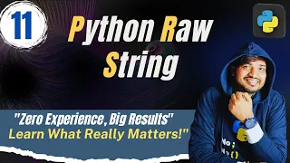 Python Raw String CodersIndia By Rohit Tyagi