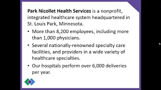 Innovative Programs in Care Park Nicollet Health Services