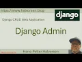 Django CRUD App Part 9 - Django Admin