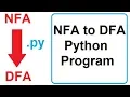 nfa to dfa python program