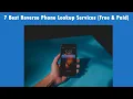 7 Best Reverse Phone Lookup Services Free Paid