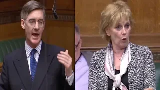 BREXIT: Jacob Rees-Mogg CLASHES with Anny Soubry & other MPs, JRM under fire for Tweet
