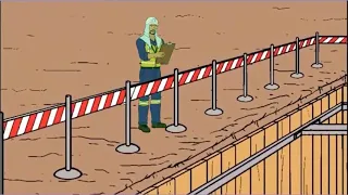 السلامة في اعمال الحفريات 