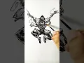 Speed drawing Spider StickMan