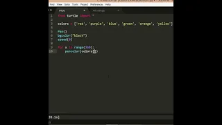 Hexagonal Rainbow in PYTHON using Turtle