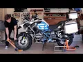Download Lagu BMW R1200GSA on Dynamoto Multi-directional Motorcycle Stands
