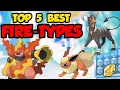 Top 5 Best FIRE-TYPES to Use in Pokemon Brilliant Diamond Shining Pearl