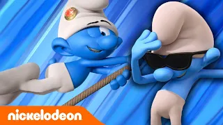 السنافر هل سيستطيع السنفور الأخرق إنقاذ الموقف Nickelodeon Arabia 
