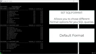 013 SQLcl