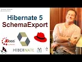 A Hibernate 5 SchemaExport example Have Hibernate create tables in your database programatically