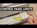 Turn ON Control Panel Lights on HP Envy 6400 Series Printer 6452e 6455e 6400e
