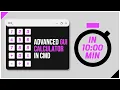 10 min challenge Make - Advanced GUI Calculator with Clickable Buttons