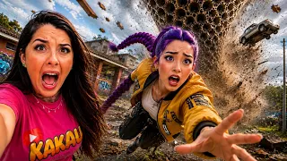AS GUERREIRAS DO K-POP FORAM SUGADAS POR UM TORNADO TRIPOFÓBICO! 😱🌪️