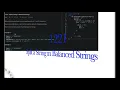 Leetcode 1221 Split a String in Balanced Strings
