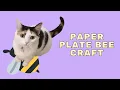 PAPER PLATE BEE CRAFT