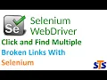 Click and Find Multiple Broken Links with Selenium