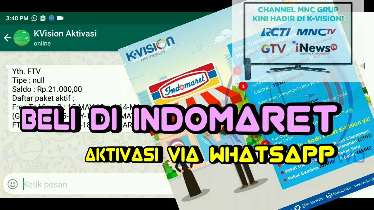 CARA MENGECEK ID PELANGGAN K-VISION