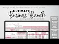 How to Organize a Small Business in Google Sheets Business Planner Tutorial