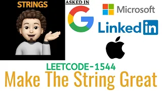 Make The String Great Google Easy Leetcode 1544