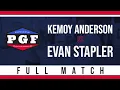 Kemoy Anderson (10p Brown Belt) vs Evan Stapler (10p Blue Belt) - PGF FULL MATCH