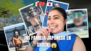 Llevo a mi familia JAPONESA a Cancún 🛒Sargazo en la playa 🌴/ Viaje en familia Vlog #4