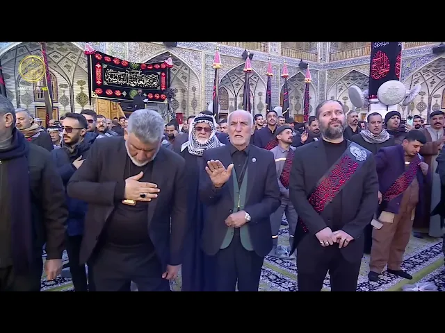 ⁣موكب خدم العتبة العلوية المقدسة يحيي شهادة الإمام موسى بن جعفر الكاظم (عليه السلام) 1447 هـ
