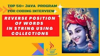 Java Program to Reverse each Word of a String Using Collections