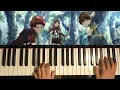 Download Lagu Hai to Gensou no Grimgar ED - Harvest (Piano Tutorial Lesson)