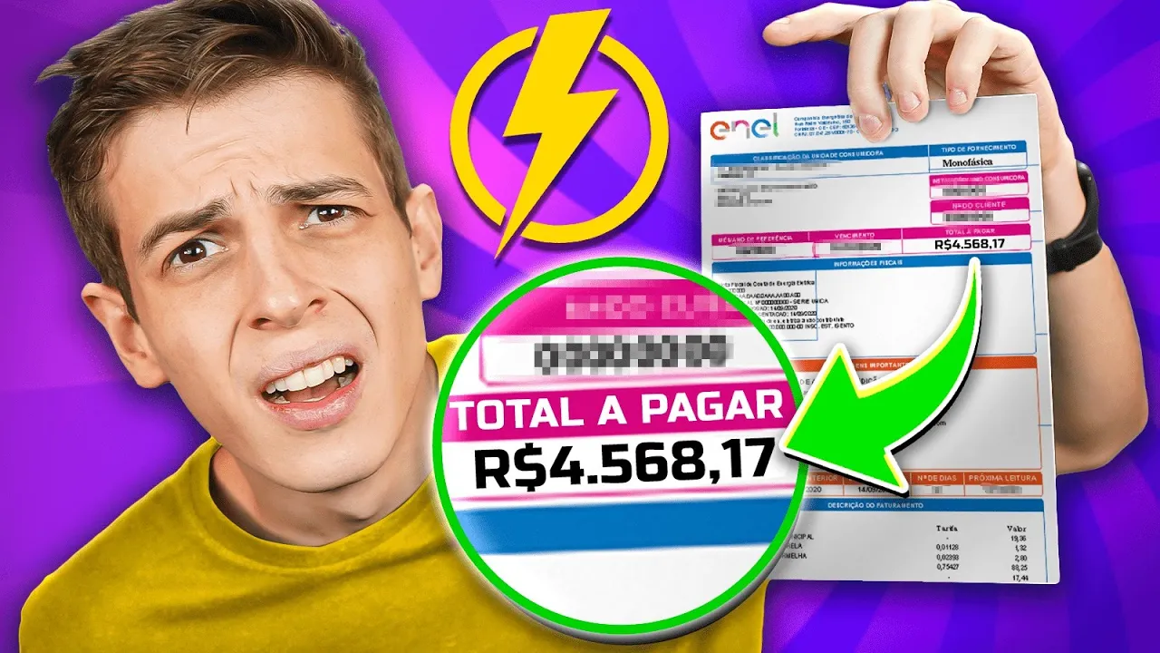 QUAL O VALOR DA MINHA CONTA DE LUZ?