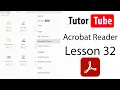 Adobe Acrobat Reader Tutorial - Lesson 32