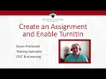 Create an Assignment and Enable TurnItIn in BlazeVIEW