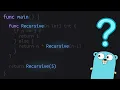 Nested Recursive Functions in Go not as easy as you think