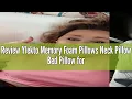 Review Ylekto Memory Foam Pillows Neck Pillow Bed Pillow for Sleeping Ergonomic Cervical Pillow Orth